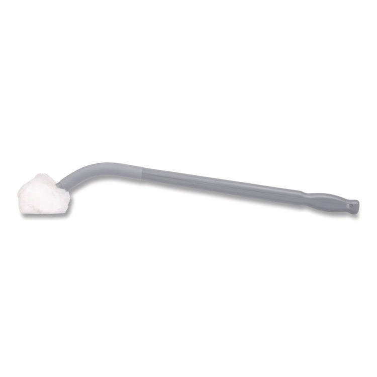Toilet Bowl Swab, 26" Handle, Gray/Red/White