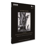 Hot Press Natural Fine Art Paper, 17 Mil, 13 X 19, Smooth Matte Natural, 25/pack