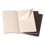 Cahier Journal, 1-Subject, Narrow Rule, Black Cover, (64) 5.5 x 3.5 Sheets, 3/Pack