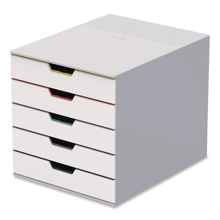 Desktop Document Sorter, 5 Sections, For File Size A4 to C4, 11 x 14 x 11.5, Assorted Colors