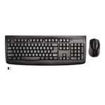 Pro Fit Wireless Desktop Set, 2.4 GHz, 6 ft, Black