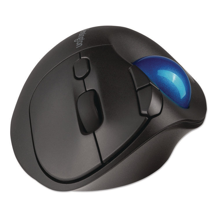 Pro Fit Ergo TB450 Trackball, 2.4 GHz Frequency/6 ft Wireless Range, Right Hand Use, Black