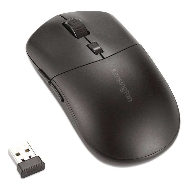 MY430 EQ Multi-Device Rechargeable Wireless Mouse, 2.4 GHz Frequency/6 ft Wireless Range, Left/Right Hand Use, Black