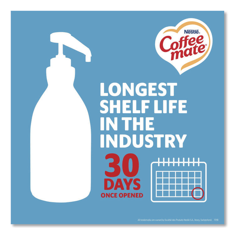 Liquid Coffee Creamer, French Vanilla, 1.5 L Pump Bottle, 2/Carton