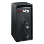Theft Resistant Compact Cash Trim Safe, 0.2 Cu Ft, 6w X 7d X 12h, Black