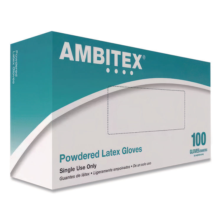 L5101 Series Lightly Powdered Latex Gloves, X-Large, 4 mil Thick, 9" Long, Cream, 100/Box
