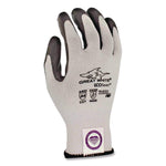 Great White 3GX Seamless Knit Dyneema Diamond Blended Gloves, EN388: 4542, Small, White/Gray, Pair