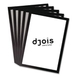 SOLO Magnetic Frame, 8.5 x 11 Insert, Black Frame, 5/Pack