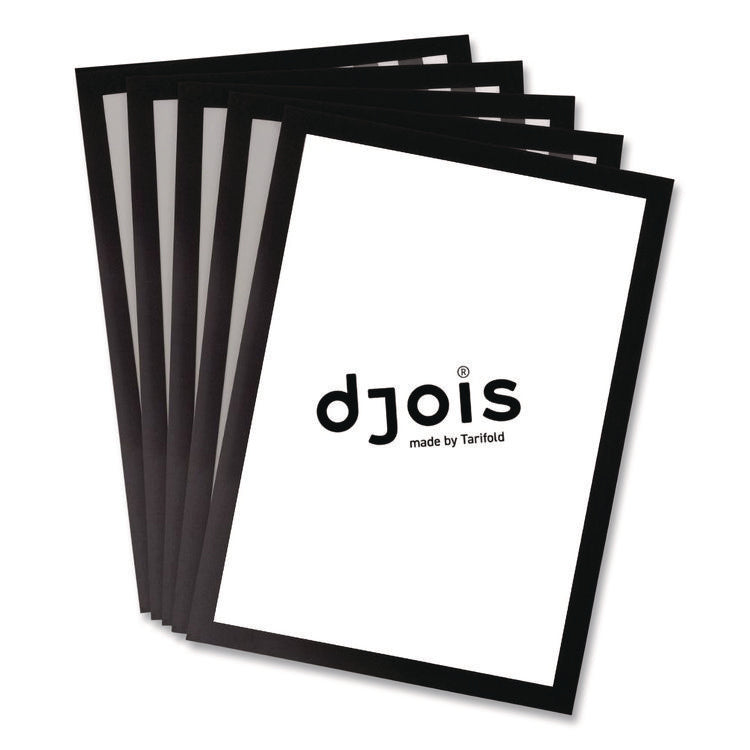 SOLO Magnetic Frame, 8.5 x 11 Insert, Black Frame, 5/Pack