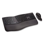 Pro Fit Ergo Wireless Keyboard and Mouse, 2.4 GHz Frequency, 30 ft Wireless Range, Black