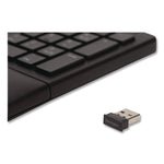 Pro Fit Ergo Wireless Keyboard and Mouse, 2.4 GHz Frequency, 30 ft Wireless Range, Black