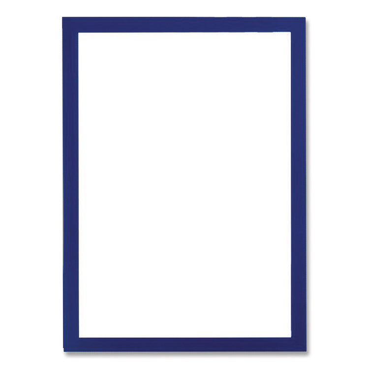 SOLO Magnetic Frame, 8.5 x 11 Insert, Blue Frame, 5/Pack