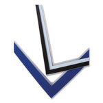 SOLO Magnetic Frame, 8.5 x 11 Insert, Blue Frame, 5/Pack