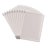 Antimicrobial Pivoting Pockets, 1 Section, White, 10/Pack
