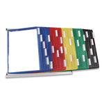 Desktop Reference and Display System, 60 Panels with Assorted Borders, White Base