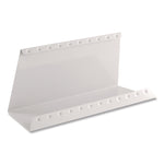 Desktop Reference and Display System, 50 Panels with Assorted Borders, White Base
