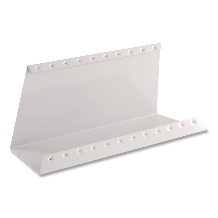 Desktop Reference and Display System, 50 Panels with Assorted Borders, White Base