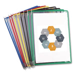 Desktop Reference and Display System, 40 Panels with Assorted Borders, White Base