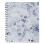 Dewdrop Academic Weekly Monthly Planner, Watercolor Floral, Blue/Gray/Purple Cover, 12-Month (July to June): 2025 to 2026