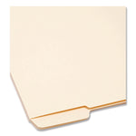 End Tab File Folder, 1/3-Cut Tabs: Assorted, Letter Size, 0.75" Expansion, Manila, 100/Box
