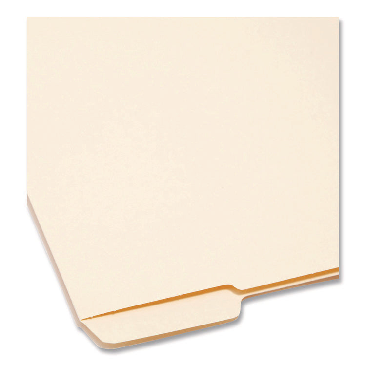 End Tab File Folder, 1/3-Cut Tabs: Assorted, Letter Size, 0.75" Expansion, Manila, 100/Box