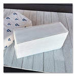 Structured Multifold Towels, 1-Ply, 9 x 9.5, White, 250/Pack, 16 Packs/Carton