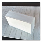 Structured Multifold Towels, 1-Ply, 9 x 9.5, White, 250/Pack, 16 Packs/Carton