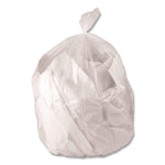 Linear Low-Density Can Liners, 33 gal, 0.65 mil, 33 x 39, Clear, Roll, 250/Carton