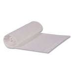 Linear Low-Density Can Liners, 33 gal, 0.65 mil, 33 x 39, Clear, Roll, 250/Carton