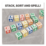 At Play 123 ABC Learning Blocks, Corrugated Board, Assorted, 50/Pack