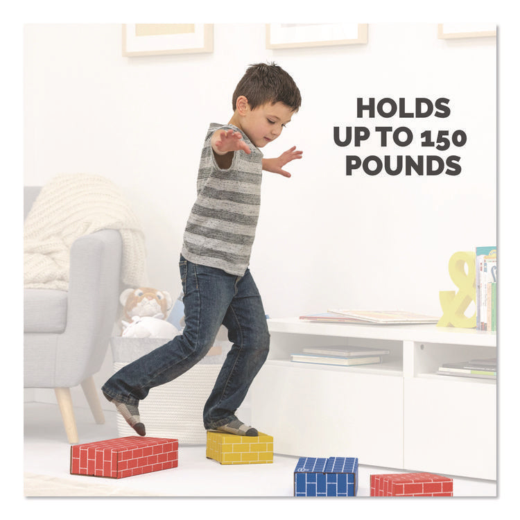 At Play Cardboard Building Block, Corrugated Board, Assorted, 40/Pack