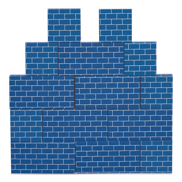 At Play Cardboard Building Block, Corrugated Board, Assorted, 40/Pack