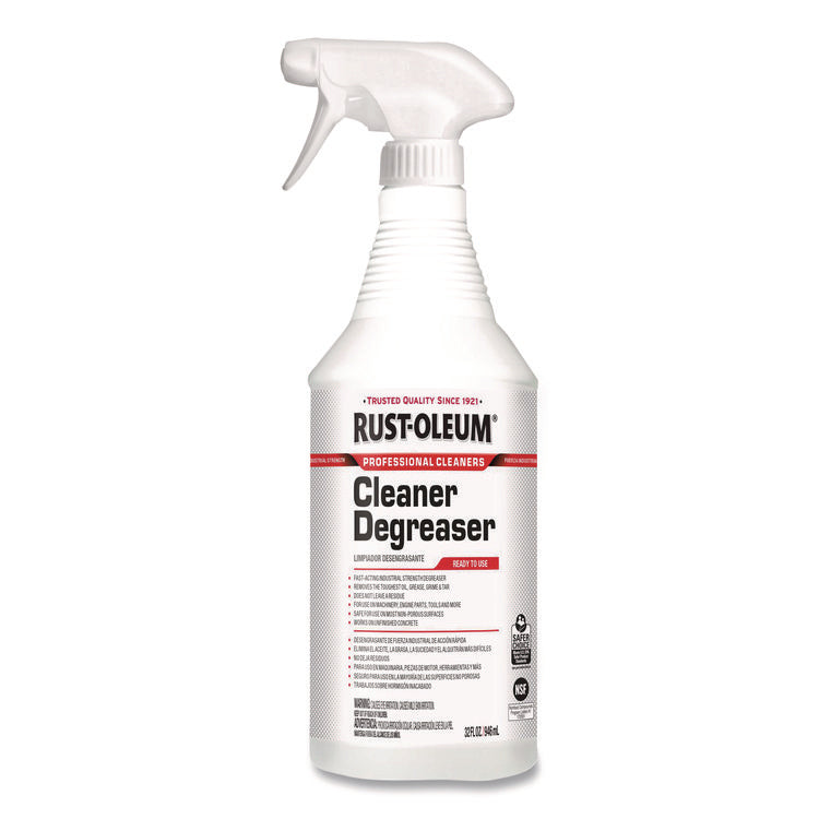 Cleaner Degreaser Trigger Spray, 32 oz Spray Bottle, 6/Carton