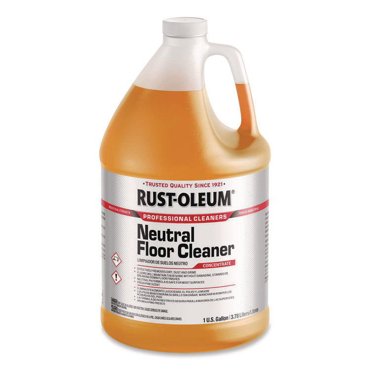 Professional Neutral Floor Cleaner Concentrate, Pine Scent, 1 gal Bottle, 4/Carton