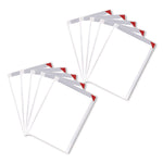 Easy Clic Sub-Zero Signage Pocket, 8.5 x 11 Insert, Clear Frame, 10/Pack