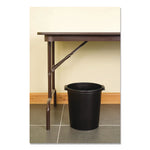 Re-solution Commerical Waste Paper Bin, 4.5 gal, Plastic, Black