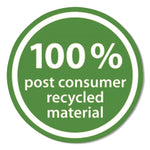 Re-solution Commerical Waste Paper Bin, 4.5 gal, Plastic, Black