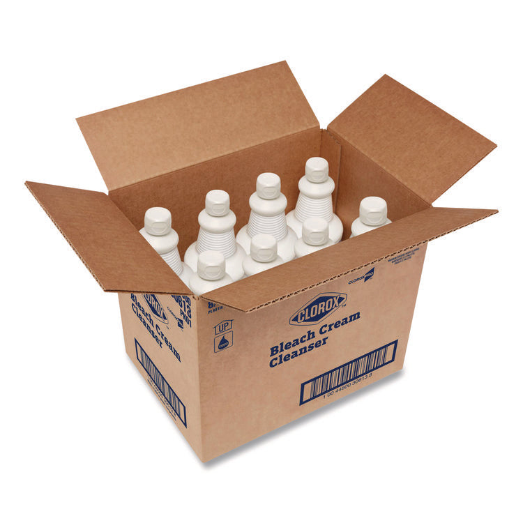 Bleach Cream Cleanser, Fresh Scent, 32 Oz Bottle, 8/carton