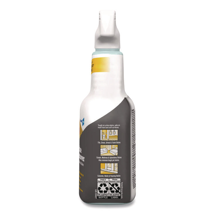 CloroxPro Urine Remover for Stains and Odors, 32 oz Spray Bottle, 9/Carton