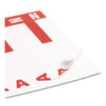 Alphaz Color-Coded Labels Starter Set, A-Z, 1.16 X 3.13, Assorted, 5/sheet, 300 Sheets/box