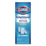 Disinfecting ToiletWand Refill Heads, Toilet Cleaning Scrubbing Pads, Blue/White, 10/Pack, 6 Packs/Carton