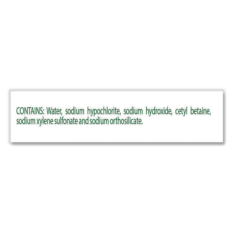 CloroxPro Results Concentrated Outdoor Bleach, 81 oz Bottle, 6/Carton