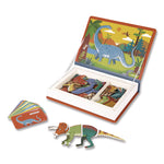 Magneti'books, Dinosaurs, 50 Pieces (10 Cards, 40 Magnetic Shapes), Ages 3 to 8 Years
