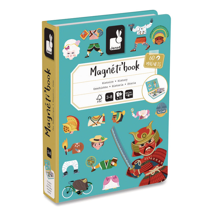 Magneti'books, World History, Grades Pre-K to 3, 72 Pieces