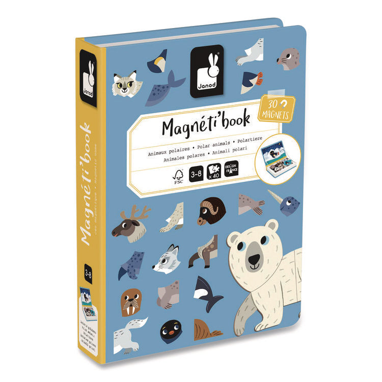 Magneti'books, Polar Animals, Grades Pre-K to 3, 30 Pieces