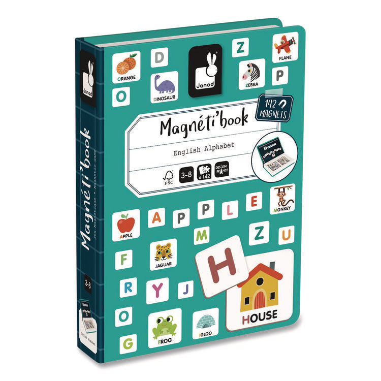 Magneti'books, English Alphabet, Grades Pre-K to 3, 142 Pieces