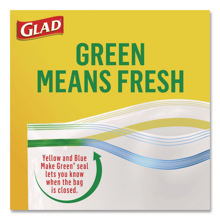 Zipper Food Storage Plastic Bags, Quart Size, 7.75 x 7, Clear, 25 Bags/Box, 12 Boxes/Carton
