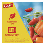 Zipper Food Storage Plastic Sandwich Bags, 6.63 x 5.88, Clear, 50 Bags/Box