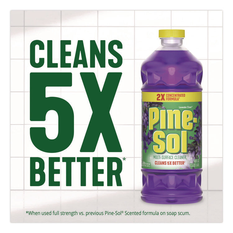 Multi-Surface Cleaner Concentrated, Lavender Clean, 24 oz Bottle, 12/Carton