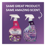 Scentiva Disinfecting Multi-Surface Cleaner, Bleach Free, Lavender and Jasmine, 32 oz Spray Bottle, 9/Carton